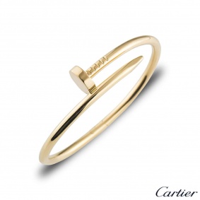 Cartier Yellow Gold Plain Juste Un Clou Bracelet Size 19 B6048219 Cartier Yellow Gold Plain Juste Un Clou Bracelet Size 19 B6048219